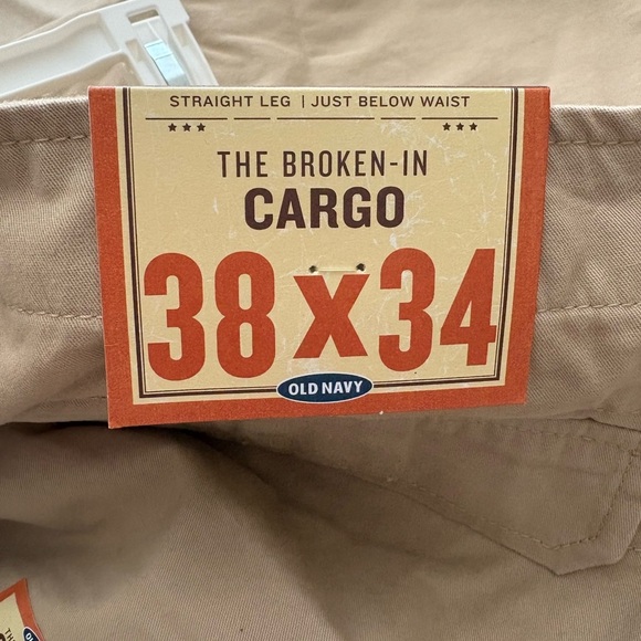 Old Navy Tan Cargo Pants with Utility Pockets 38X34 - Picture 5 of 5